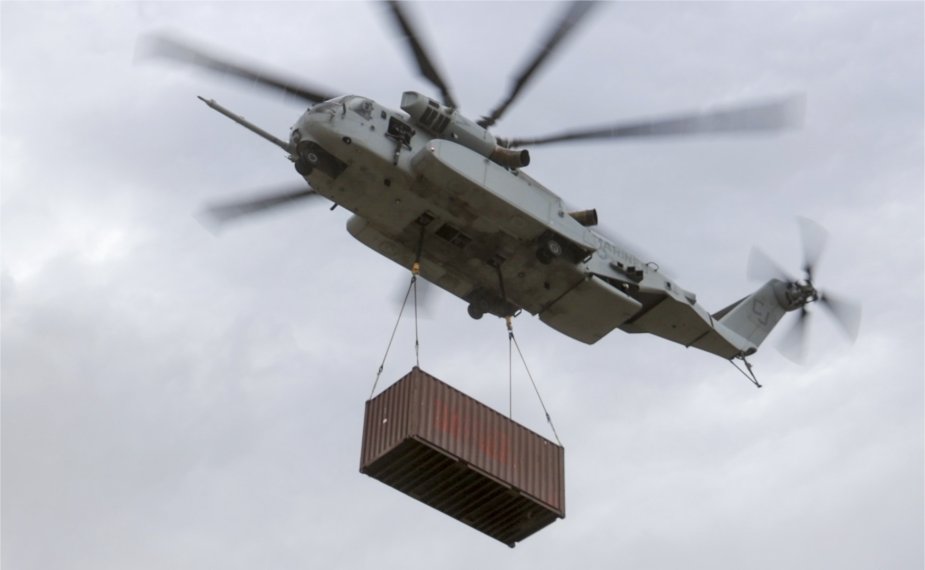 US Marine Corps deploys the Ch 53K King Stallion in an exercise for the first time