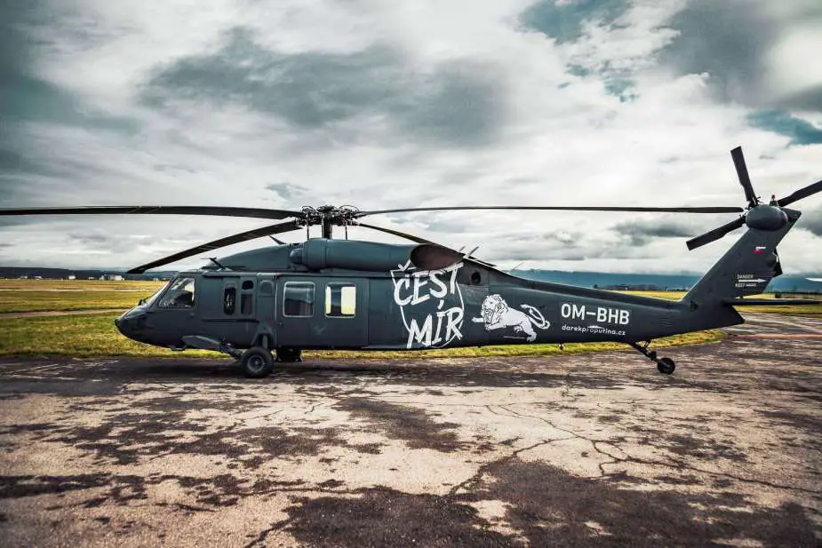 Czechs raise 500000 to offer Black Hawk helicopter for Ukrainian intelligence copyright Jozef Kadela
