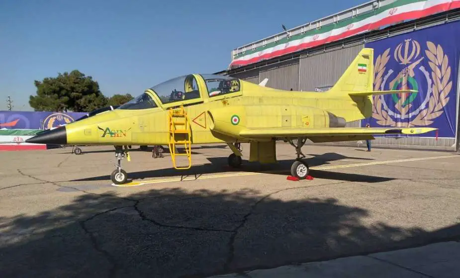 Second prototype of Iranian Jasin trainer jet aircraft achieves maiden flight
