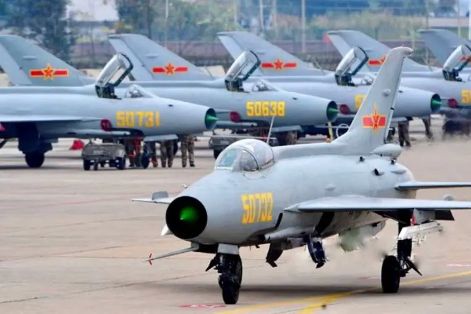PLA Chinese Air Force old J 6 and J 7 jets being converted into kamikaze drones 2