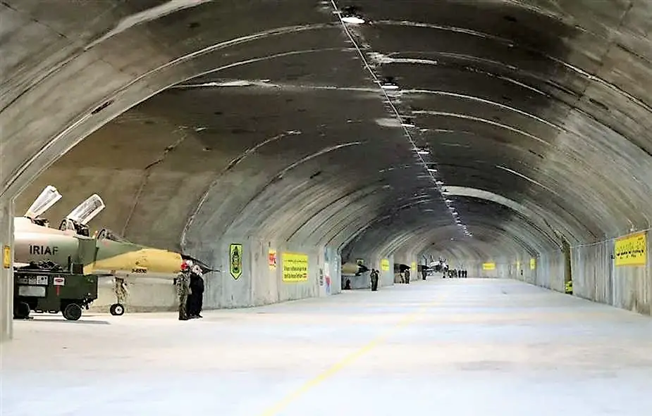 Iran Air Force unveils Oghab 44 underground air base 1