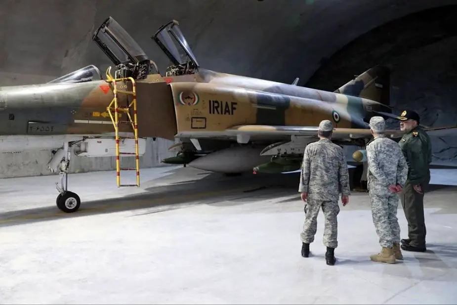 Iran Air Force unveils Oghab 44 underground air base 4