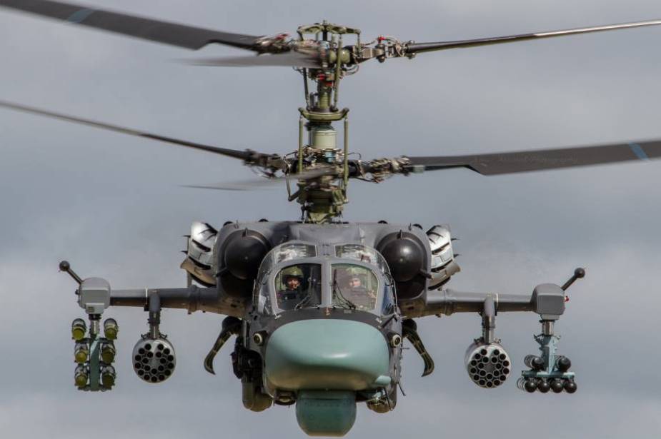 Russian army receives 10 upgraded Ka 52M Alligator attack helicopters 1