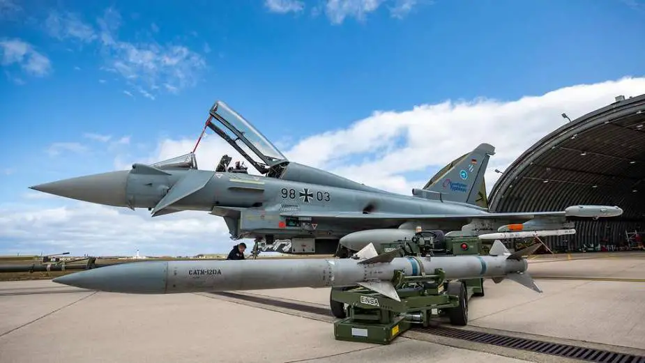 US clears massive sale of AIM 120C 8 AMRAAM missiles for German Air Force 1