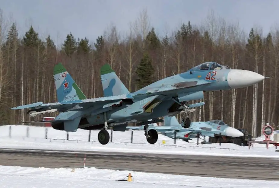 Russian Su 27 Flanker fighter jet strikes US MQ 9 Reaper UAS over Black Sea 2