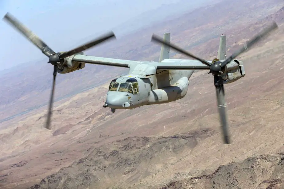 Bell Boeing awarded US Navy contract to produce 4 additional MV 22B Osprey aircraft