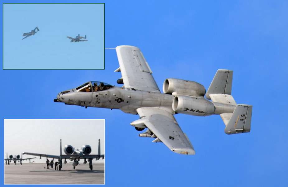 US strengthens military support to Israel by deploying second Squadron of A 10 Warthogs against Hamas 925