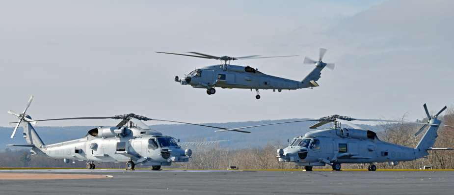 Sikorsky completes flight tests of three Greek Navy MH 60R Seahawk helicopters 1 1