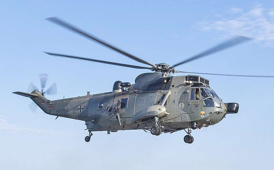 Germanys first delivery of Sea King MK41 helicopters to Ukraine