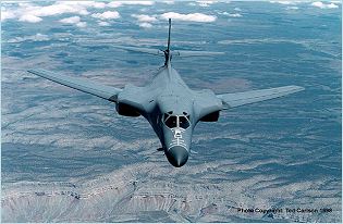 B-1 B-1B B-1R Lancer long-range strategic bomber aircraft technical data sheet specifications intelligence description information identification pictures photos images video United States American US USAF Air Force aviation aerospace defence industry military technology Boeing Rockwell
