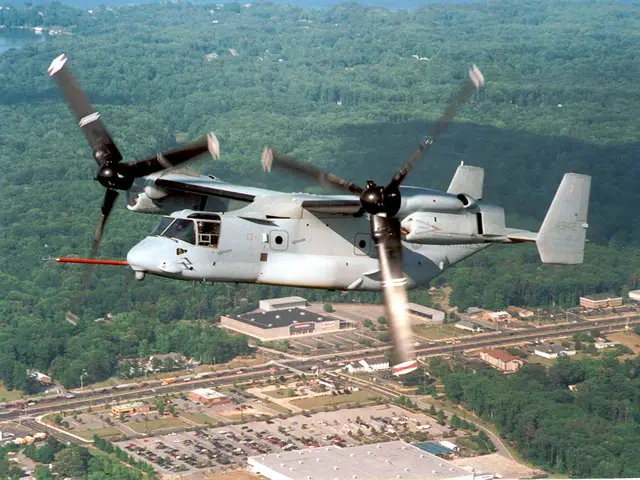 Produced by two major manufacturers Bell and Boeing, the V-22 Osprey is a joint service multi-role combat aircraft utilizing tiltrotor technology to combine the vertical performance of a helicopter with the speed and range of a fixed wing aircraft. With its engine nacelles and rotors in vertical position, it can take off, land and hover like a helicopter. Once airborne, its engine nacelles can be rotated to convert the aircraft to a turboprop airplane capable of high-speed, high-altitude flight.