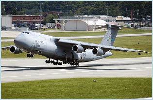 C-5 Galaxy large military transport aircraft data sheet specifications intelligence description information identification pictures photos images video United States American US USAF Air Force Lockheed Martin aviation aerospace defence industry military technology Boeing