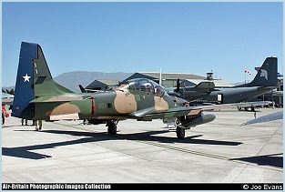 Super Tucano EMB 314 Embraer trainer light attack aircraft technical data sheet specifications intelligence description information identification pictures photos images video Brazil Brazilian Air Force aviation aerospace defence industry technology