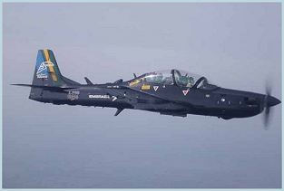 Super Tucano EMB 314 Embraer trainer light attack aircraft technical data sheet specifications intelligence description information identification pictures photos images video Brazil Brazilian Air Force aviation aerospace defence industry technology